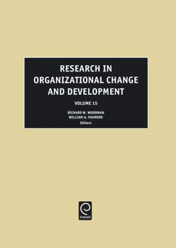 Hardcover Research in Organizational Change and Development Book
