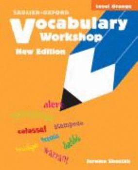 Paperback Vocabulary Workshop, Level Orange Book