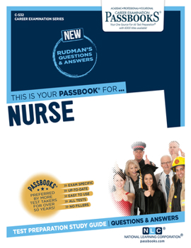 Paperback Nurse (C-532): Passbooks Study Guide Volume 532 Book