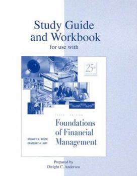 Paperback Study Guide and Workbook to Accompany Foundations of Financial Management Book