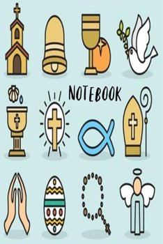 Paperback Notebook: Christian Church Dove Sermon Worship Book Notepad Notebook Composition and Journal Gratitude Dot Diary Book