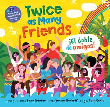 Hardcover Twice as Many Friends / El Doble de Amigos [Spanish] Book