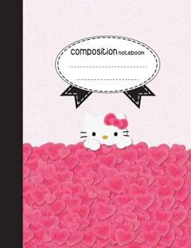 Paperback Composition Notebook, 8.5 x 11, 110 pages: Pink Kitty: (School Notebooks) Book