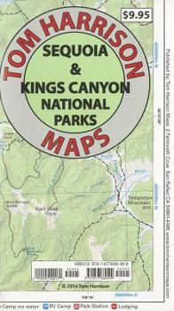 Map Sequoia & Kings Canyon National Parks Book