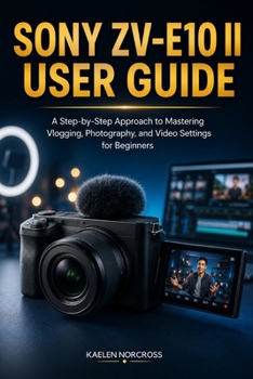 Paperback Sony ZV-E10 II User Guide: A Step-by-Step Approach to Mastering Vlogging, Photography, and Video Settings for Beginners Book
