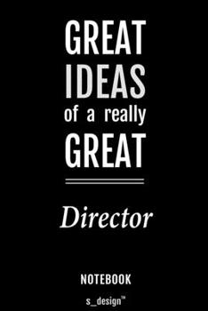 Notebook for Directors / Director: awesome handy Note Book [120 blank lined ruled pages]