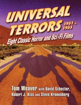 Paperback Universal Terrors, 1951-1955: Eight Classic Horror and Science Fiction Films Book