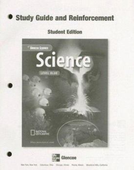 Paperback Glencoe Iscience: Level Blue, Grade 8, Reinforcement and Study Guide, Student Edition Book