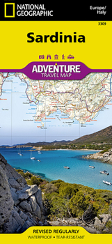 Loose Leaf Sardinia Map [Italy] Book