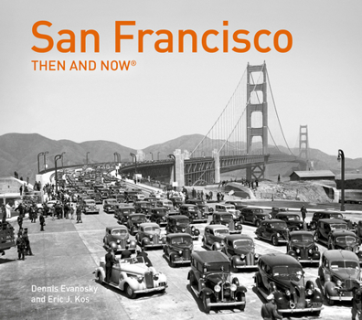 Paperback San Francisco Then and Now(r): Compact Edition Book