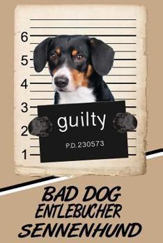 Paperback Bad Dog Entlebucher Sennenhund: Isometric Dot Drawing Paper Notebook Featuring 120 Pages 6x9 Book
