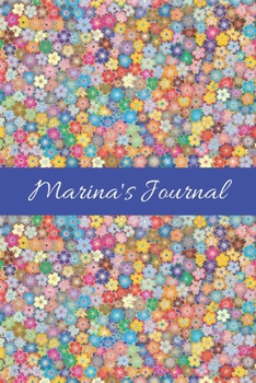 Paperback Marina's Journal: Cute Personalized Name Notebook for Girls & Women - Blank Lined Gift Journal/Diary for Writing & Note Taking Book