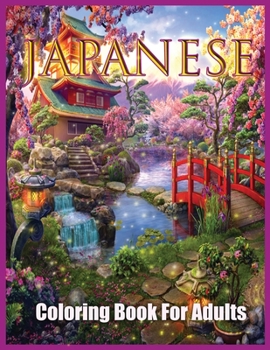 Paperback Japanese Coloring Book: Japanese Style Coloring Book For Adults Book