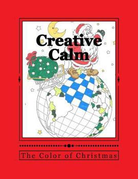 Paperback Creative Calm: The Color of Christmas Book