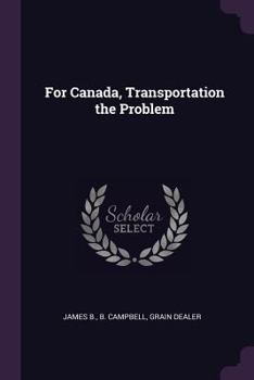 Paperback For Canada, Transportation the Problem Book