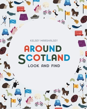 Paperback Around Scotland: Look and Find Book