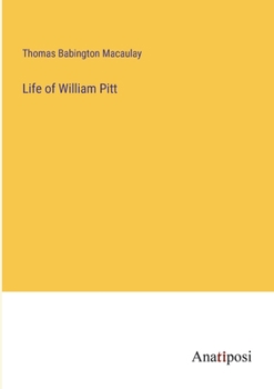 Paperback Life of William Pitt Book