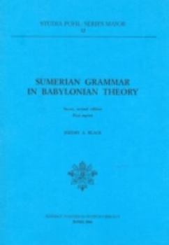 Paperback Sumerian Grammar in Babylonian Theory Book