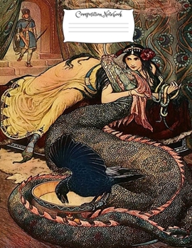 Dragon Graphic Composition Notebook : 5x5 Engineering, Math, Science, Games, Design, Adult. Vintage Fantasy Cover, Large Blank Graphic Paper, 8. 5 X 11, 150 Pages, Dragon Medieval Softcover Book. (Vol