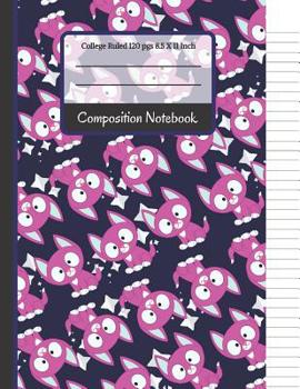 Paperback Composition Notebook: Kittens & Stars College Ruled Notebook for Writing Notes... for Girls, Kids, School, Students and Teachers Book