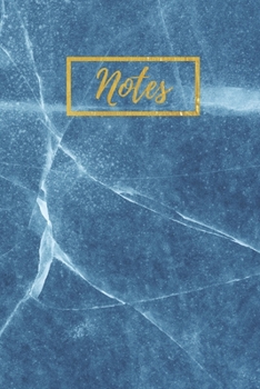 Paperback Notes: Amazing Blue classical Marble Notebook Perfect As A Gift For Christmas Couples Birthdays 6x9 Book