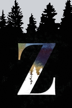 Paperback Bullet Journal with Monogram Letter Z: Dotted Grid Notebook Book