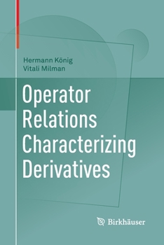 Paperback Operator Relations Characterizing Derivatives Book