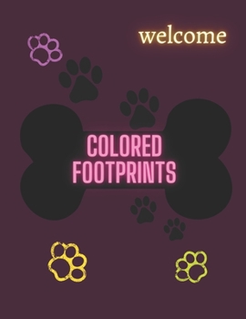 Paperback Colored Footprints Book