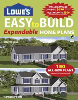 Paperback Lowe's Easy to Build Expandable Home Plans Book