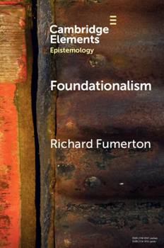 Paperback Foundationalism Book