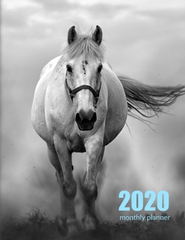 Paperback 2020 Monthly Planner: Horse Photography Book