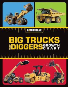 Hardcover Big Trucks and Diggers - Growth Chart [With Growth Chart] Book