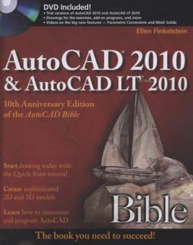 Paperback AutoCAD 2010 & AutoCAD LT 2010 Bible [With DVD] Book