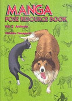 Paperback Manga Pose Resource Book: Animals Book