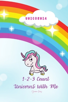 Paperback 1-2-3 Count Unicorns with Me! Book