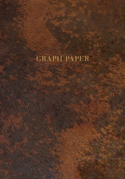 Paperback Graph Paper: Executive Style Composition Notebook - Vintage Brown Leather Style, Softcover - 7 x 10 - 100 pages (Office Essentials) Book