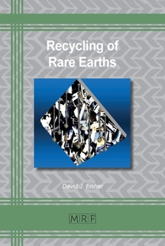 Paperback Recycling of Rare Earths Book