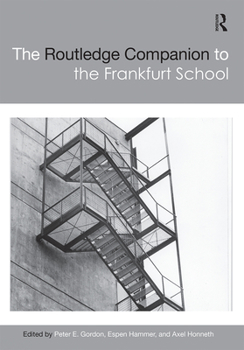 Paperback The Routledge Companion to the Frankfurt School Book