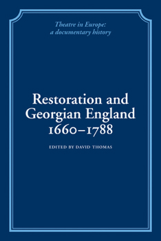 Paperback Restoration and Georgian England 1660-1788 Book