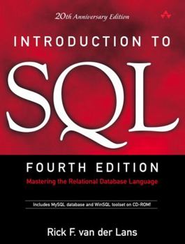 Paperback Van Der LANs: Introduction to Sql_4 [With CDROM] Book