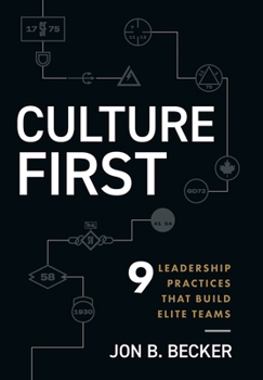 Hardcover Culture First: 9 Leadership Practices That Build Elite Teams Book
