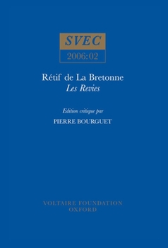 Paperback Rétif de la Bretonne, Les Revies [French] Book