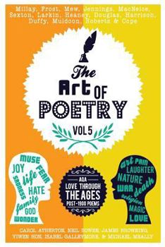 Paperback The Art of Poetry: AQA Love Poems Through the Ages, Post 1900 poems Book