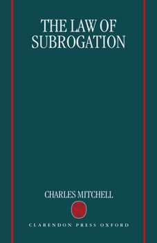 Hardcover The Law of Subrogation Book
