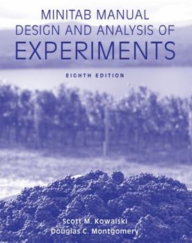 Paperback Minitab Manual Design and Analysis of Experiments Book