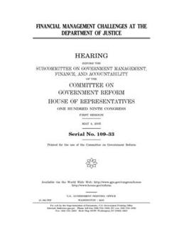 Financial management challenges at the Department of Justice