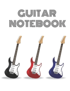 Paperback Guitar Notebook: Blank Music Journal for Guitar Music Notes - 150 Pages Book