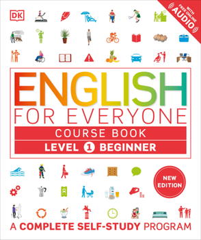 Hardcover English for Everyone Course Book Level 1 Beginner: A Complete Self-Study Program Book