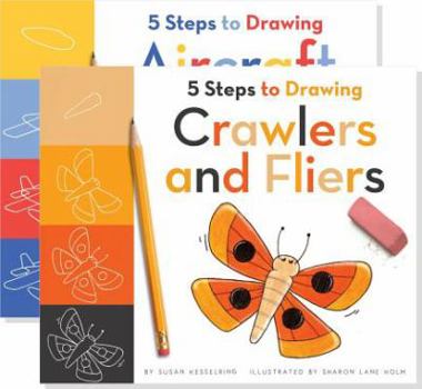 Library Binding 5 Steps to Drawing (Set) Book