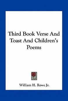 Paperback Third Book Verse And Toast And Children's Poems Book